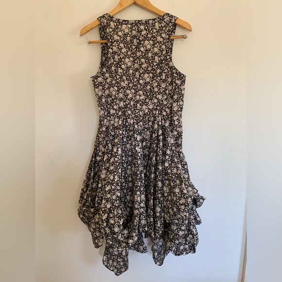 All Saints RARE Y2K Spitalfields Ditzy Ezra Floral Parachute Skirt Dress Size 10 - Picture 8 of 11